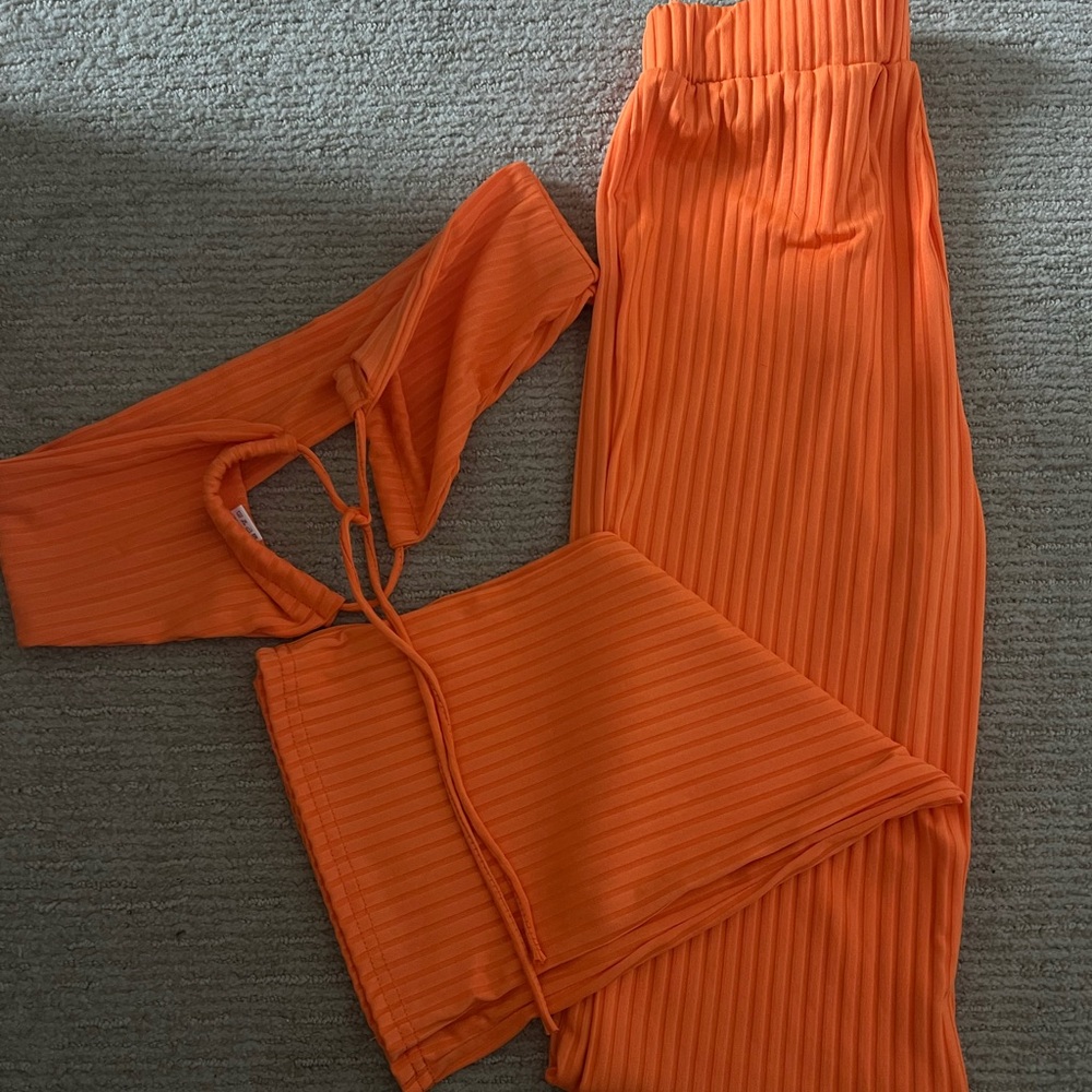Orange two piece set